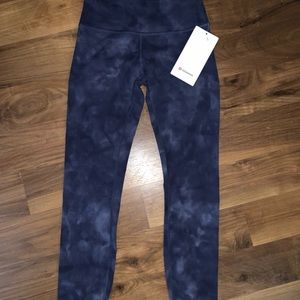 Lululemon winder train HR tight 25 leggings size 4 NEW